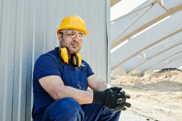 man in hard hat