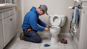 toilet repair person