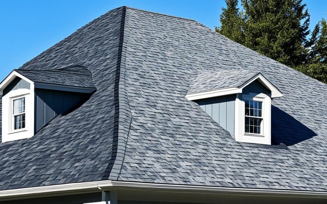 gray roof on house