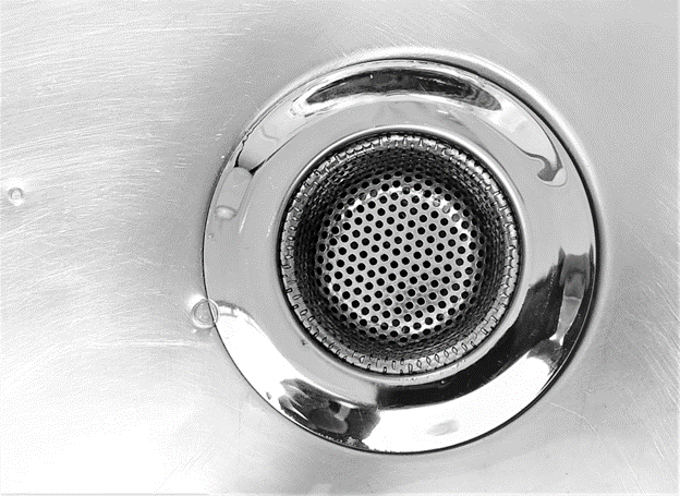 chrome sink drain