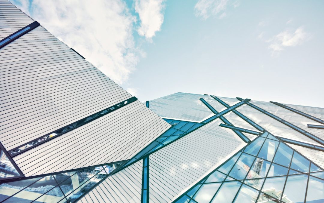 modern building with polycarbonate roof line