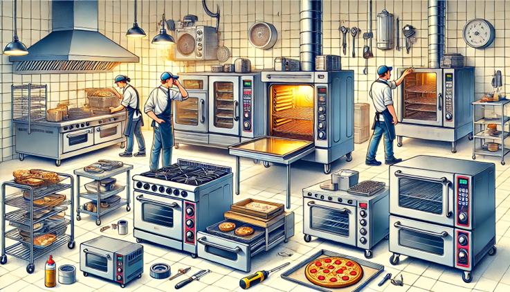 appliance repair in commercial kitchen