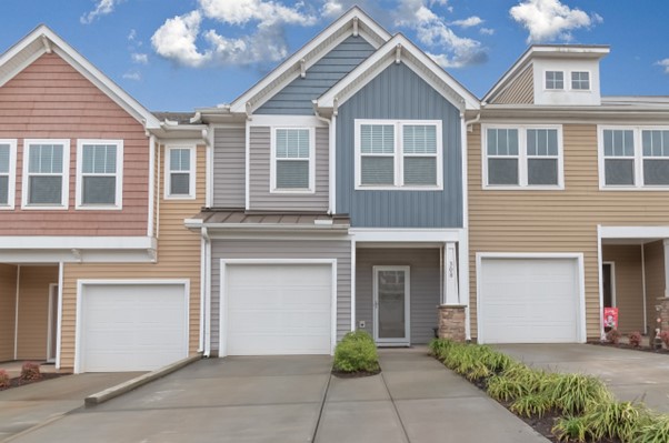 nice town houses in a row