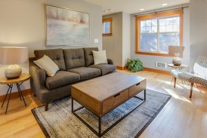 wood end table and coffee table