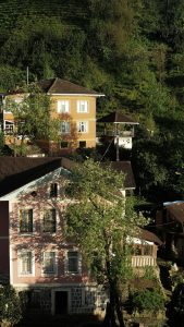 neighboorhood with two house in view