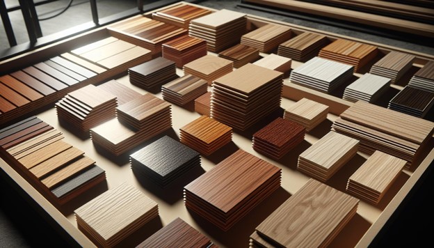 wood veneer samples