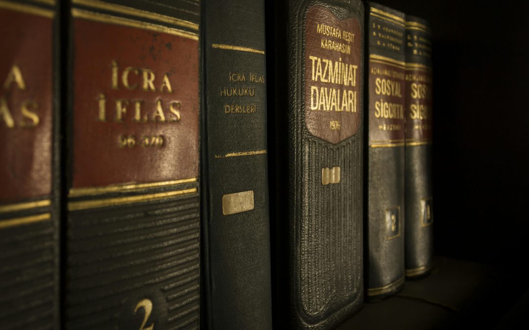 photo of old books on a shelf