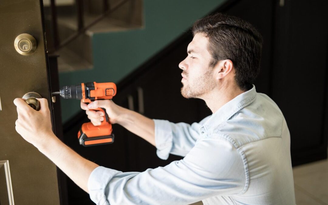 man holding powerdrill