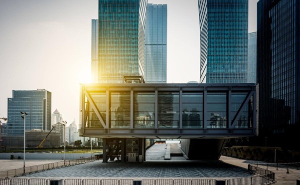 Commercial office building modern office building