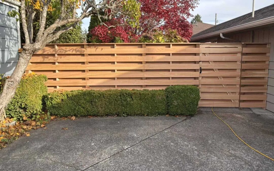 Tired of Staining? Low-Maintenance Wood Fences That Last in WA Rain