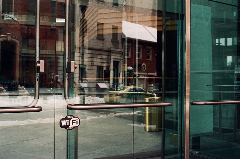 glass door