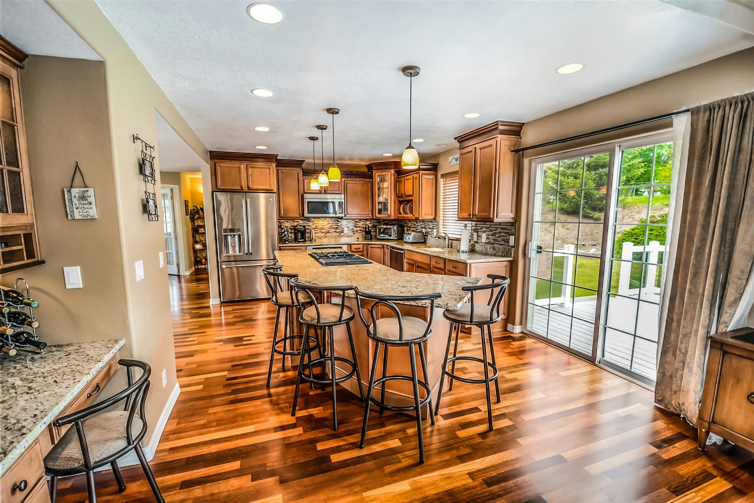 gorgeous vibrant hardwood floor