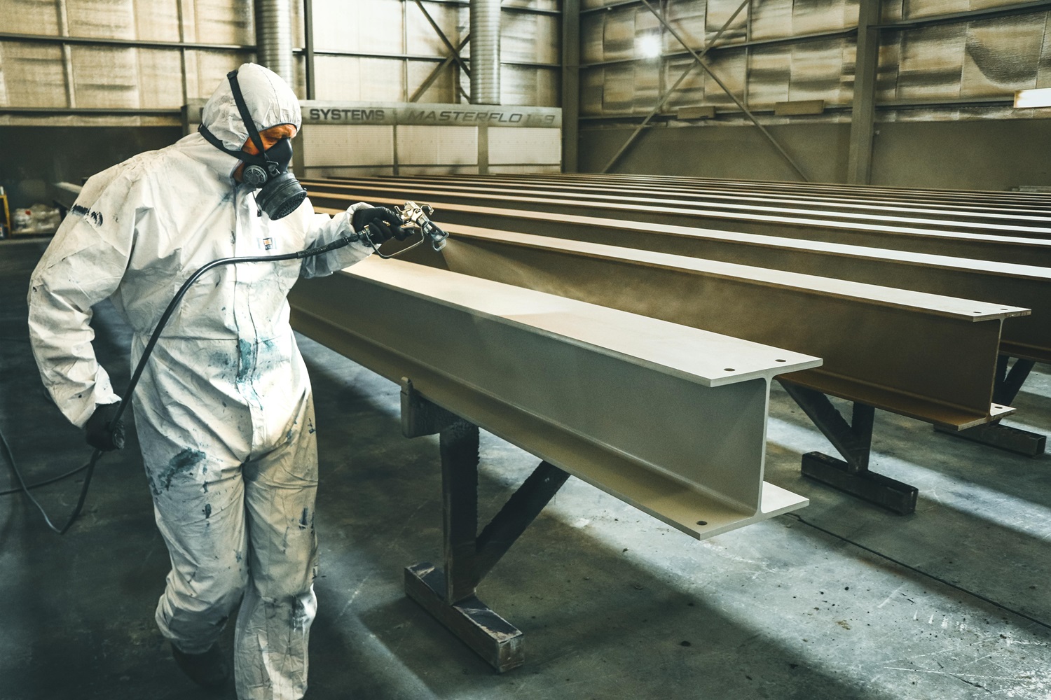 industrial building for coating steel industrial space