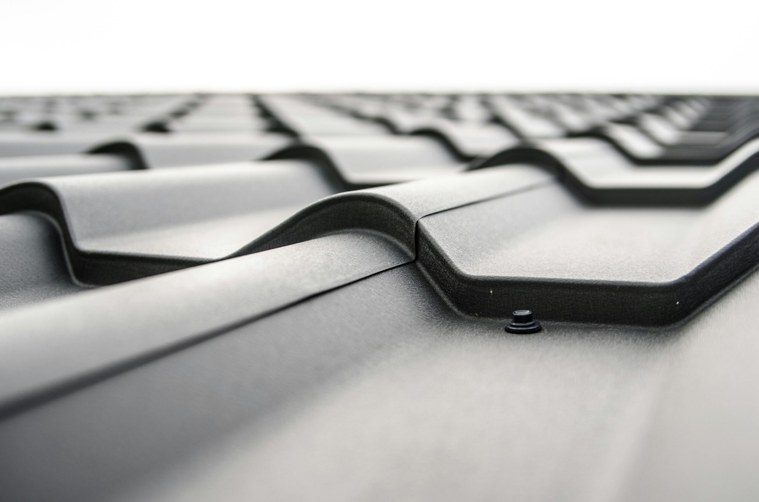 closeup shot of roofing