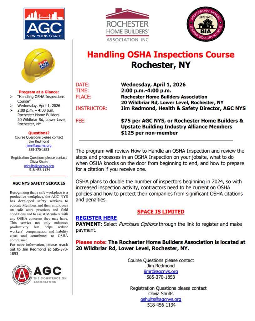 OSHA Handling Inspections Course