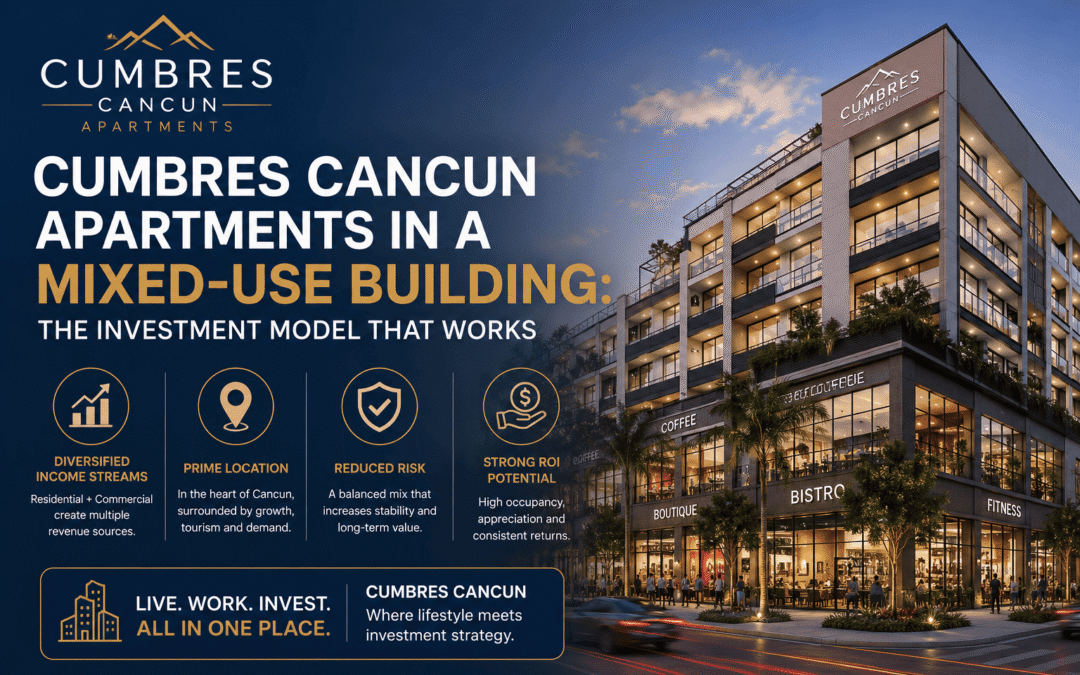 Cumbres Cancun Apartments in a Mixed-Use Building: The Investment Model That Works